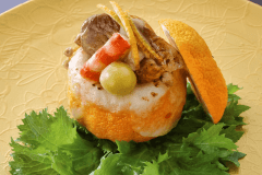 柚子窯フォアグラ白みそグラタン。一例です。