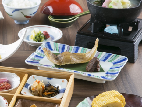 和朝食（例：朝食イメージ）