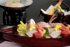 新鮮な刺身をドーンっと！