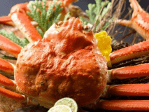 黄色いタグが目印の「越前ずわい蟹」