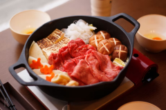 【1泊2食付き】旬の路島野菜と口いっぱい広がる淡路牛の旨味が堪能できるすき焼きプラン♪