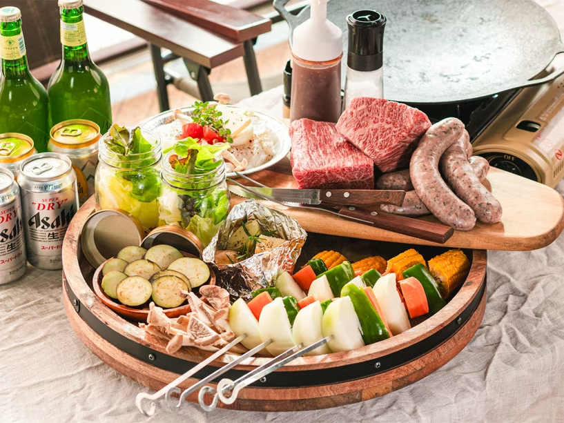 夕食・グランピングBBQコース