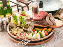 夕食・グランピングBBQコース