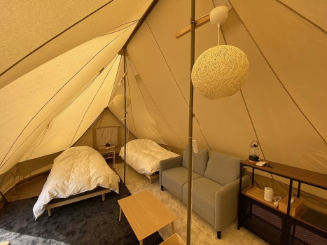 GLAMPING FIELD／自然薫る・1泊2食付きグランピングプラン
