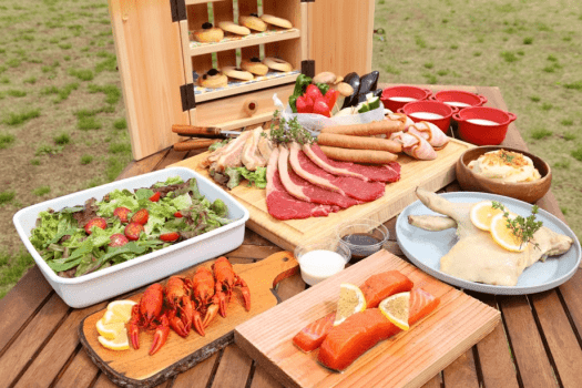 【日帰り】最上級の北欧BBQ「コルメプラン」