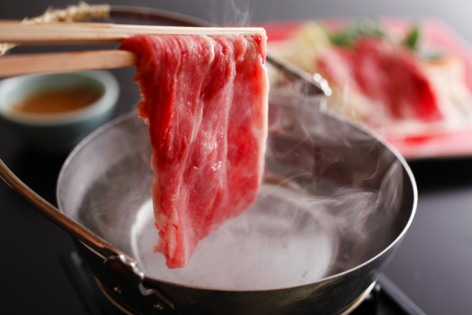 風味豊かな牛しゃぶしゃぶ鍋