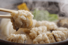 口の中一杯に広がる鱧と淡路玉葱の滋味あふれる旨みのハーモニー