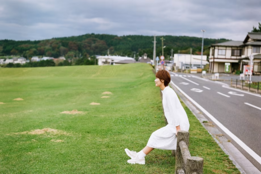 自然とひとつになる時間。ここは、種差海岸。