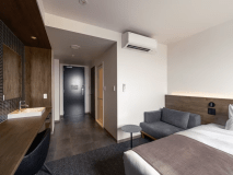 ダブル┃Concept夜-Nox-┃21.9㎡～┃バス洗面台トイレ独立式┃全室禁煙┃