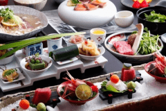 季節の旬の食材をベースにした会席料理フルコース