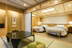 金泉◆带露天温泉的ジュニア套房◆檜木浴池◆95平方米