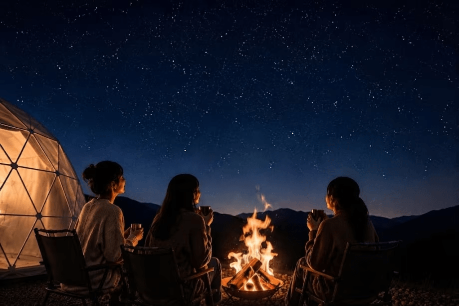 【家族・グループにおすすめ】広々ドームテントで楽しむ絶景の山頂グランピング《BBQ・温泉入浴券付》 【家族・グループにおすすめ】広々ドームテントで楽しむ絶景の山頂グランピング《BBQ・温泉入浴券付》