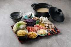 境港サーモンと牡蠣の濃厚味噌バター鍋