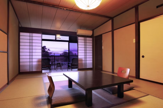 【スタンダート和室１２畳】移りゆく景色を畳のお部屋でのんびりと･･･
