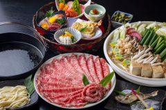 【天然猪・丹波牛・鴨から選べる鍋】お好みの鍋×旬の味覚のごちそう会席
