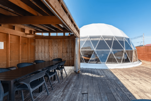 【8-bed Type】10-meter dome-shaped tent