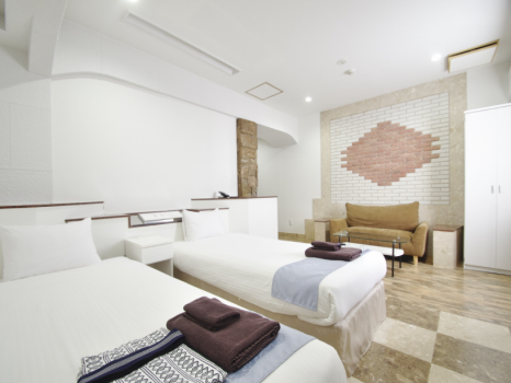 大きなお部屋に大きなお風呂付！デラックス　ツインルーム　禁煙
