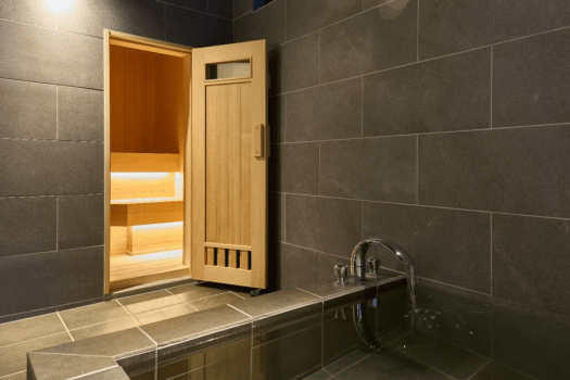 Limited to one group per day. Private villa with heated pool and sauna.