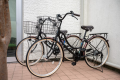 無料貸し出しサイクル。8時から20時まで　台数２台
フロントにて受付。先着順となります