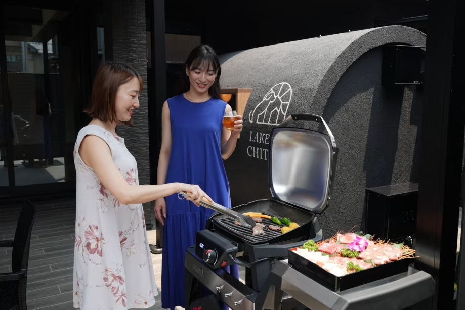 グリルの使用は無料です。