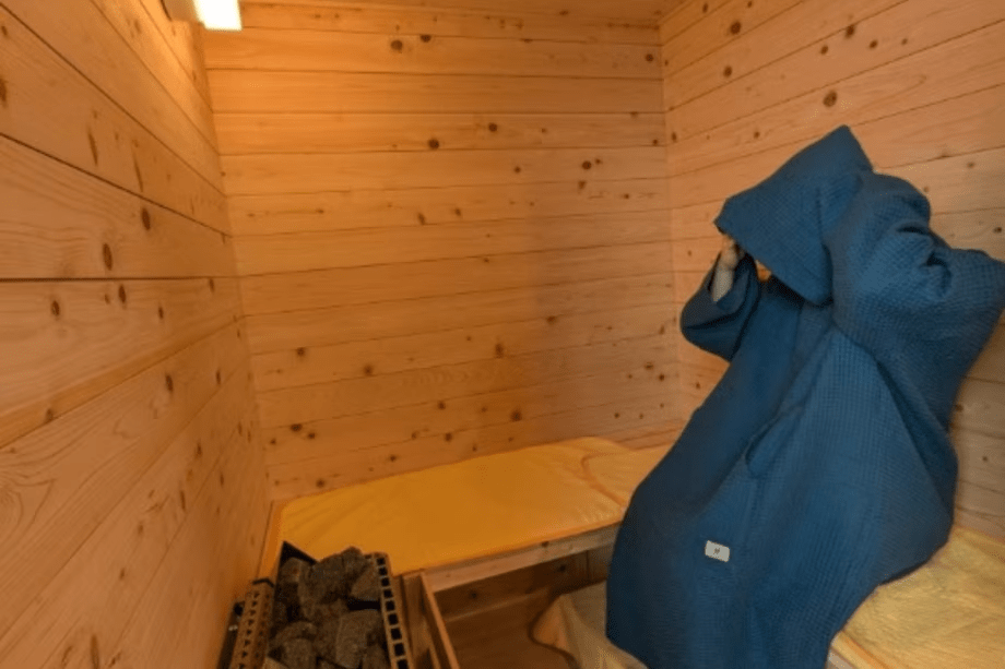 サウナポンチョの貸出