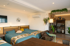 ヴィンテージテイストを取り入れたアジアンテイストのお部屋「翠」