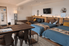 【翠ーSUI】海を一望する景色とグリーンやブラウンを基調とした大人アジアンテイストのお部屋