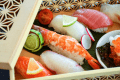 料理長が握った新鮮な寿司