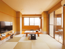 【新館４F】半露天風呂付部屋角部屋