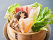 高瀬茶せいろ蒸し
(さぬき夢豚と地元でとれた新鮮な野菜を高瀬茶で蒸し)