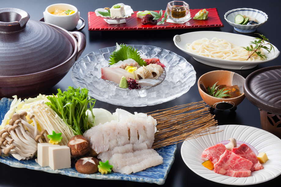 【錦秋鱧会席】錦秋の鱧と秋の味覚のアンサンブル（イメージ）
