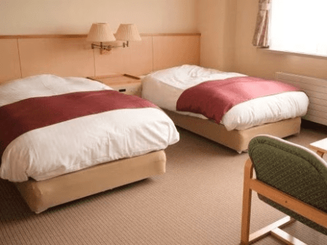 【客室】洋室ツイン（バリアフリールーム）