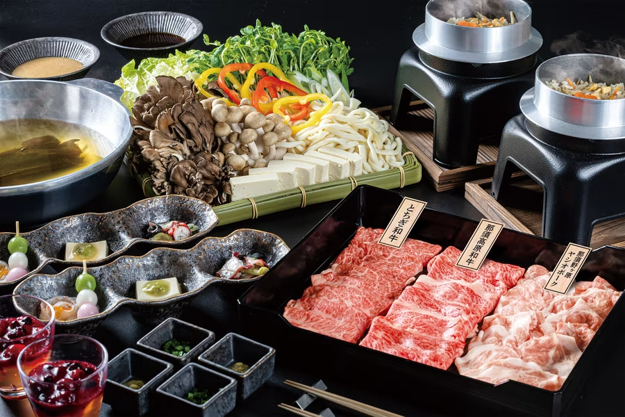 【1棟料金/1泊2食】<Luxury Selection> 極上の口福”和牛しゃぶしゃぶ&サーロインステーキ”プラン~那須高原和牛のとろける旨味と奥深い味わい、五感で楽しむ美食の時間~ 【1棟料金/1泊2食】<Luxury Selection> 極上の口福”和牛しゃぶしゃぶ&サーロインステーキ”プラン~那須高原和牛のとろける旨味と奥深い味わい、五感で楽しむ美食の時間~