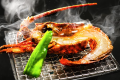 プリップリの伊勢海老を直火で焼き上げた逸品