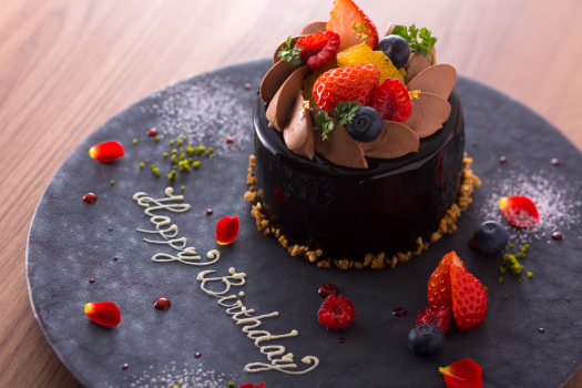 竹炭ショコラのチョコレートケーキ（イメージ）