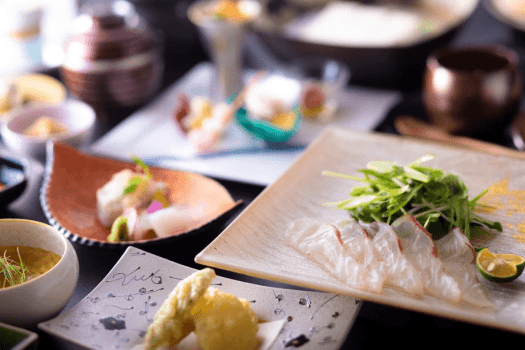 【ダイニング「清水茶寮」】京とうふ旬魚鍋懐石（イメージ）