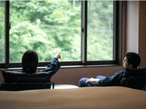 グリーンシーズンの部屋からの眺望