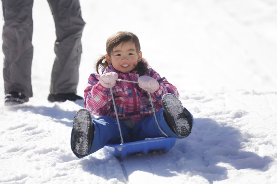 積雪があればそり遊びもお楽しみいただけます♪ 積雪があればそり遊びもお楽しみいただけます♪