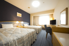 【ツインルーム】カップル・ビジネスでご利用いたただけます。