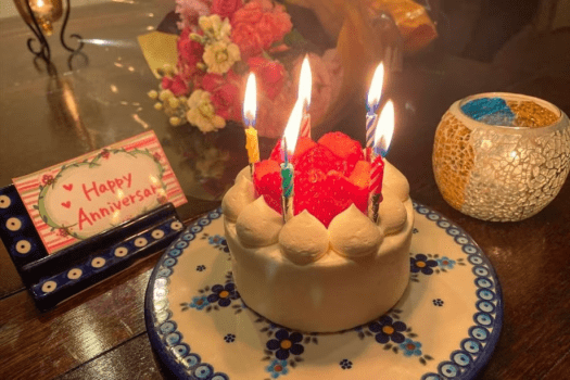 記念日のおもてなし。