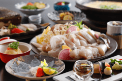 【天原】淡路島の冬の味覚 淡路島3年とらふぐをお愉しみ下さい（料理イメージ）