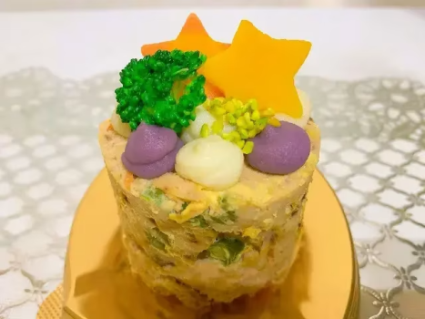 おさかなのバースデーケーキ