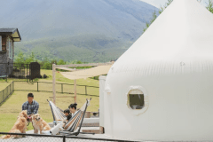 大型犬対応プライベートドッグラン付きジオルーム(ダブル×2)