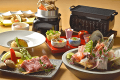 大地と海の恵みを満喫できる和洋会席膳