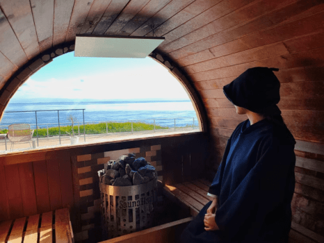 バレルサウナ・ポンチョ