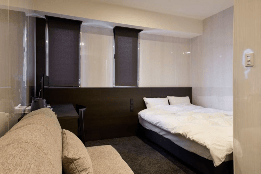 2025年８月にリニューアルした　ダブルルーム