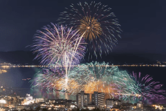 《8月15日　第78回 諏訪湖祭湖上花火大会》素泊プラン