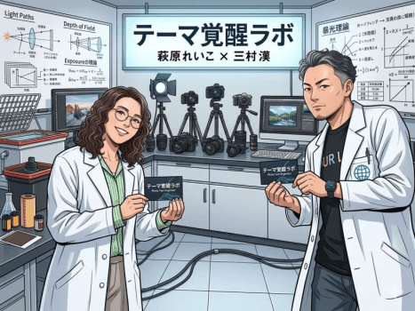 テーマ覚醒ラボ　萩原れいこ&times;三村漢