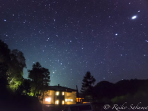 ◆宿周辺は満天の星空と天の川、夏にはホタルも乱舞する幻想的な夜◆