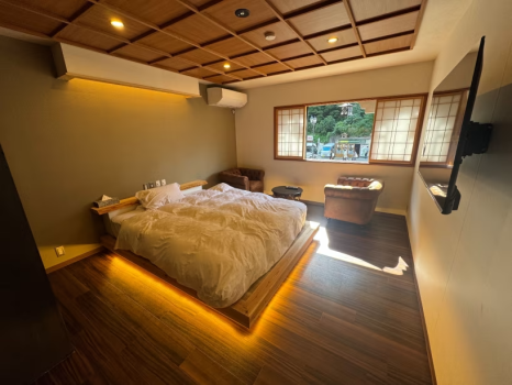 やなだ屋別館OPEN！素泊まりプラン（食事・送迎なし）【川側客室6畳】一人旅・カップル・夫婦・友人様におすすめ♪